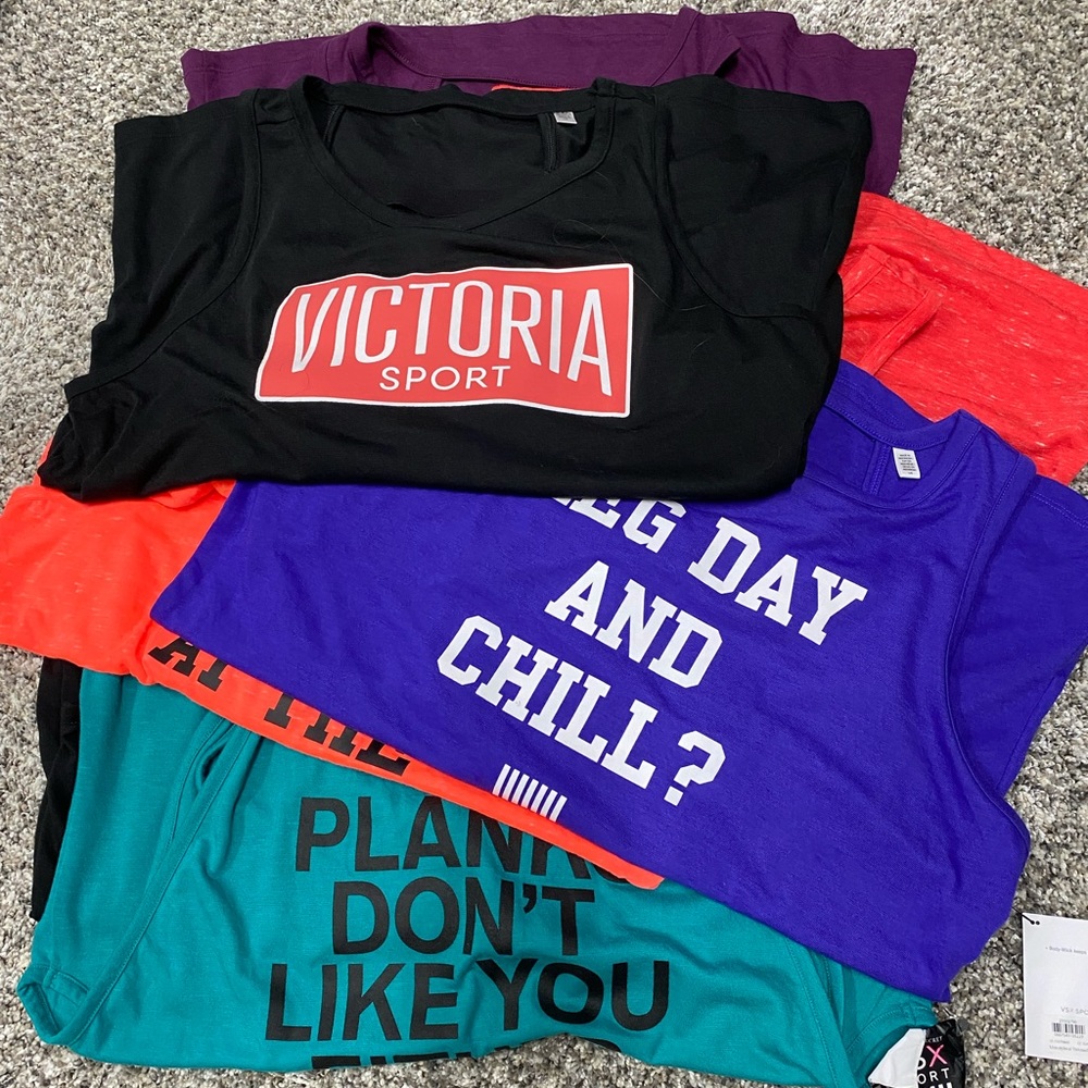 Lot of 7 Victoria’s Secret tank tops Large